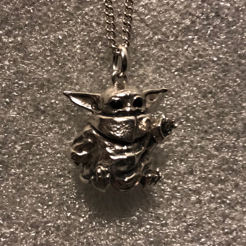 NWT Star Wars RockLove The Child Sterling Necklace